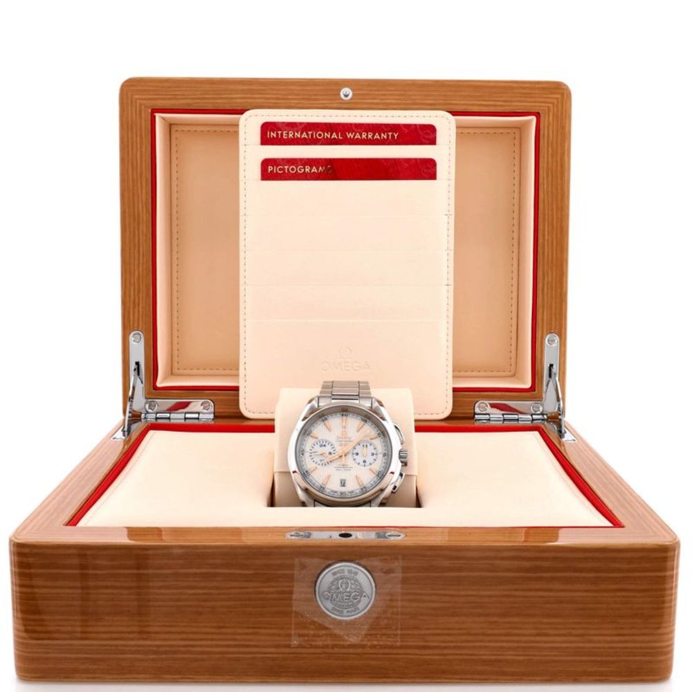 Omega Seamaster Aqua Terra 150M Co-Axial Chronometer GMT Chronograph Automatic W - Picture 2 of 6